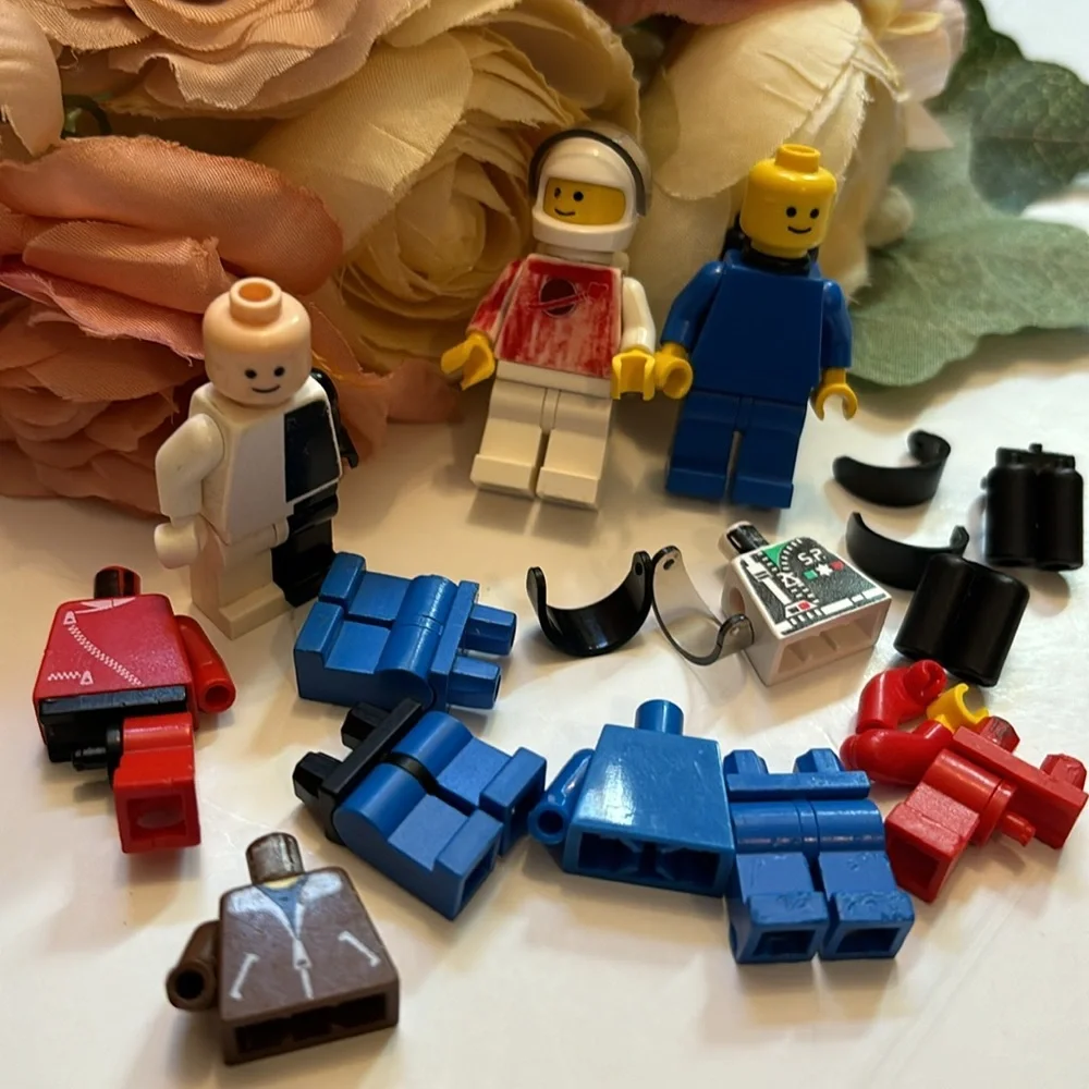 Lego Astronaut 1980s Vintage Lego People Basic Lego Minifigs Old Lego Minifigs